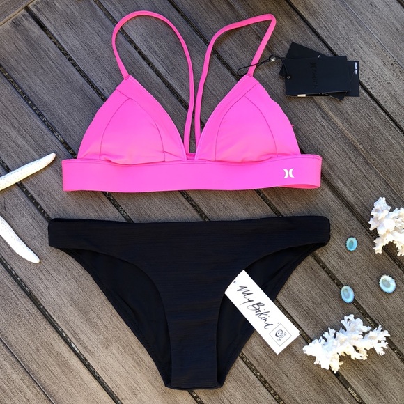 🌴🔆HURLEY- RIP CURL- BRALETTE PREMIUM BIKINI SET - Picture 5 of 12